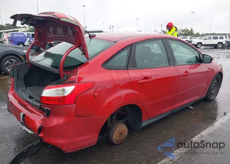 2012 Ford Focus Se from USA, damaged, VIN 1FAHP3F28CL255786